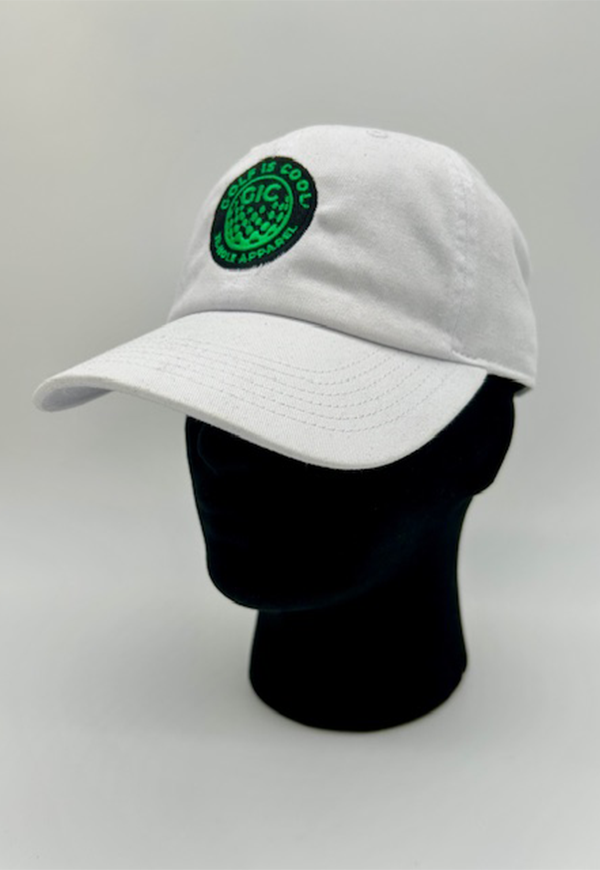 Golf is Cool Black/Green Logo V2 Baseball Cap
