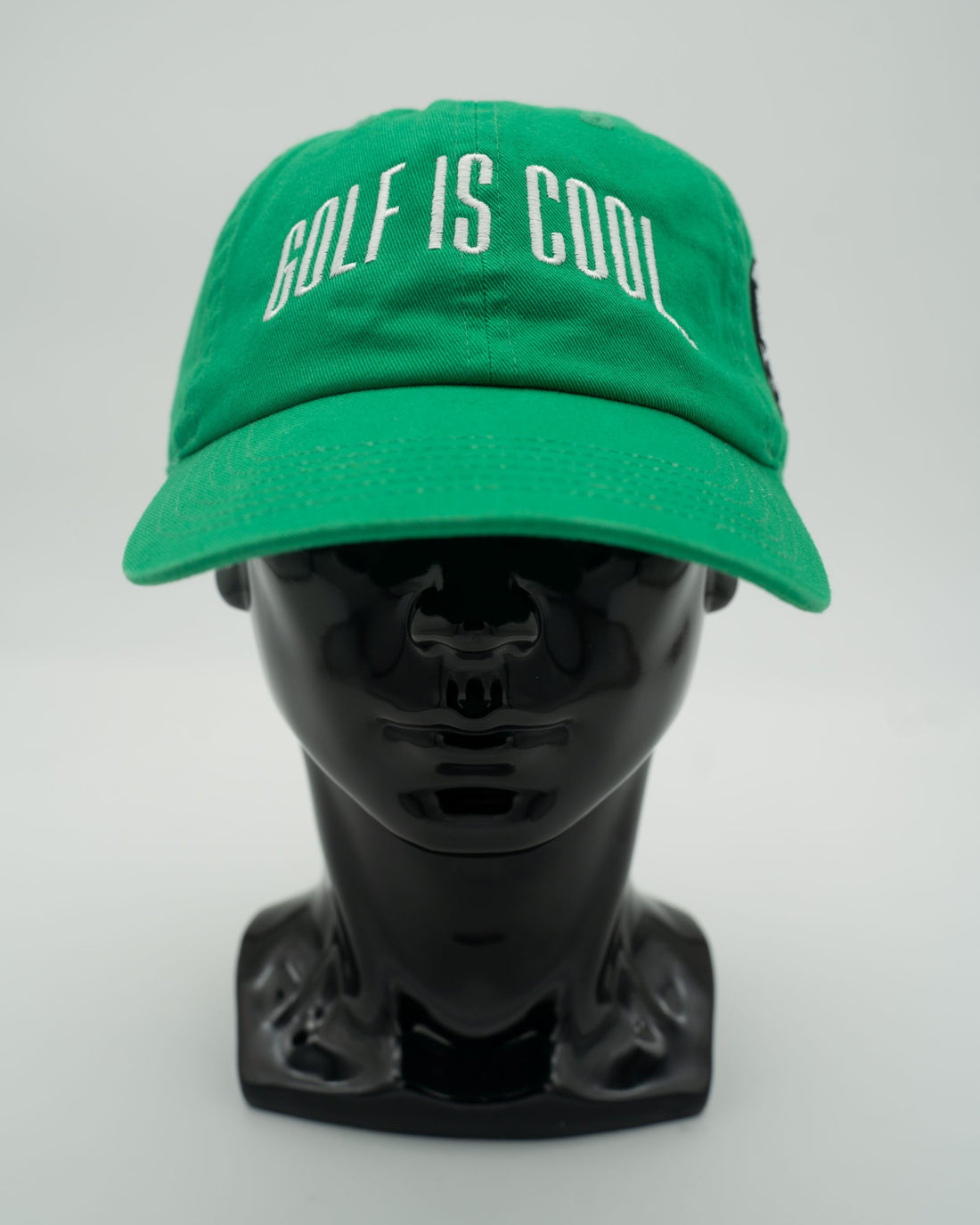 Golf is Cool Black/Green Logo V2 Baseball Cap