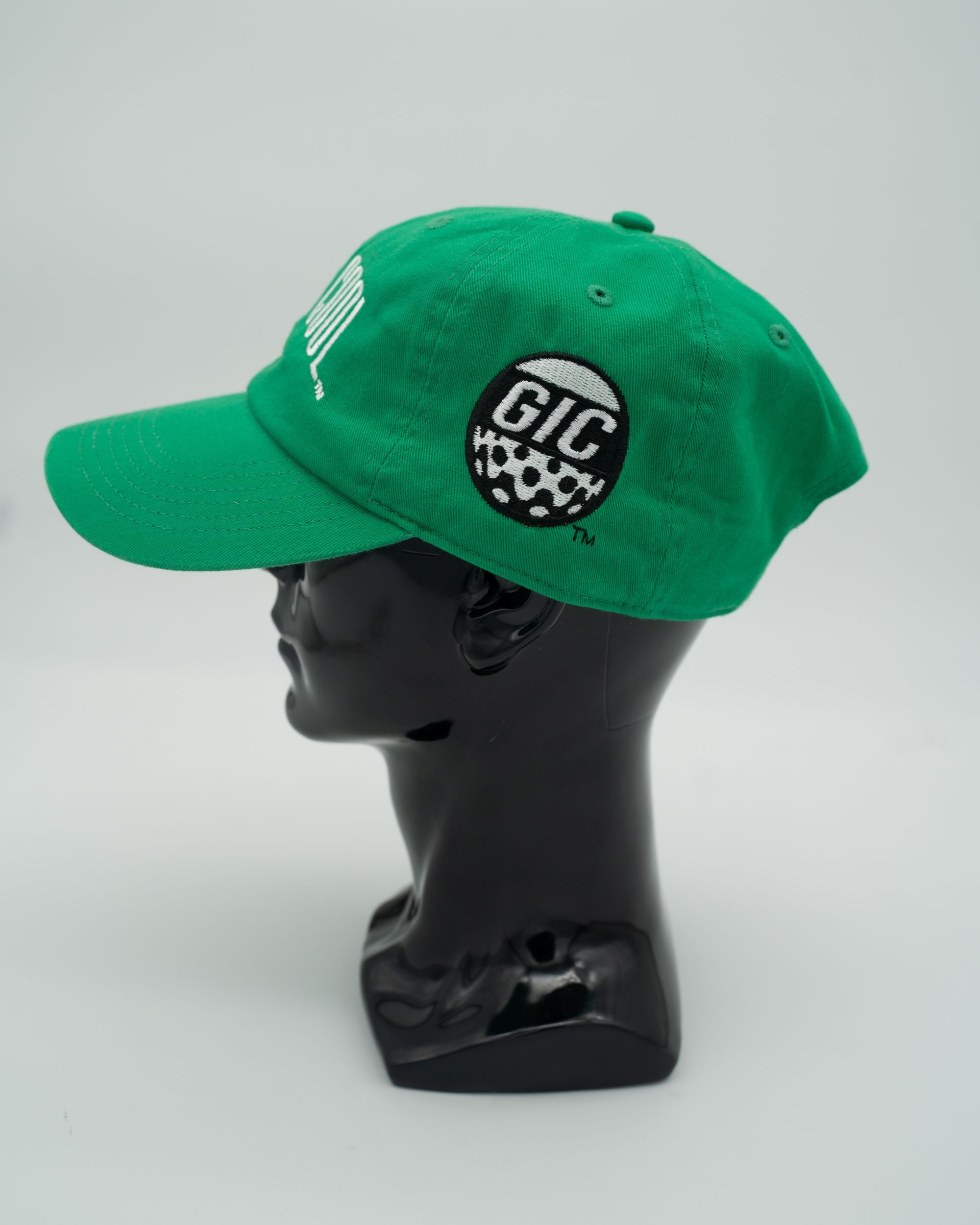Golf is Cool Black/Green Logo V2 Baseball Cap