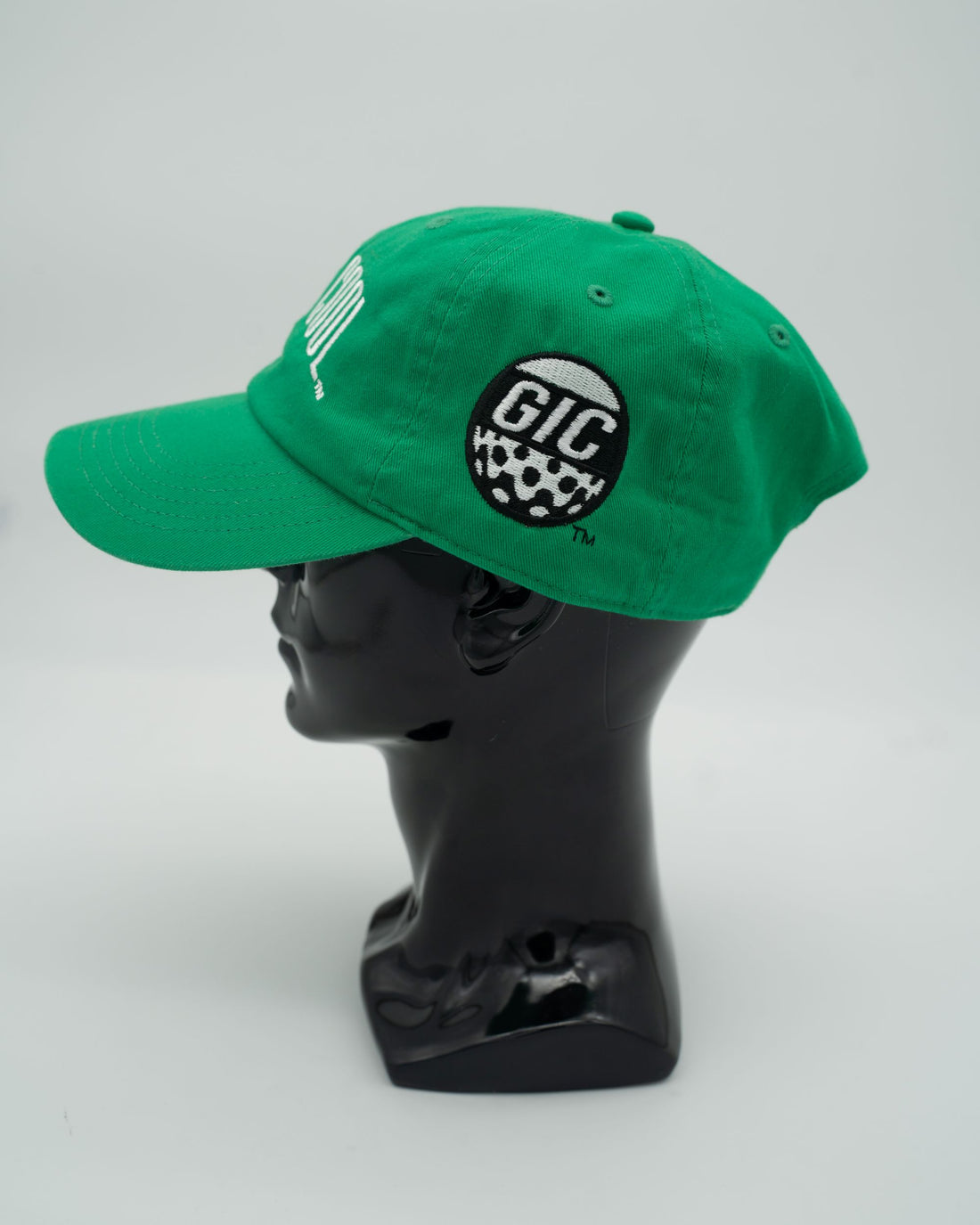 Golf is Cool Black/Green Logo V2 Baseball Cap