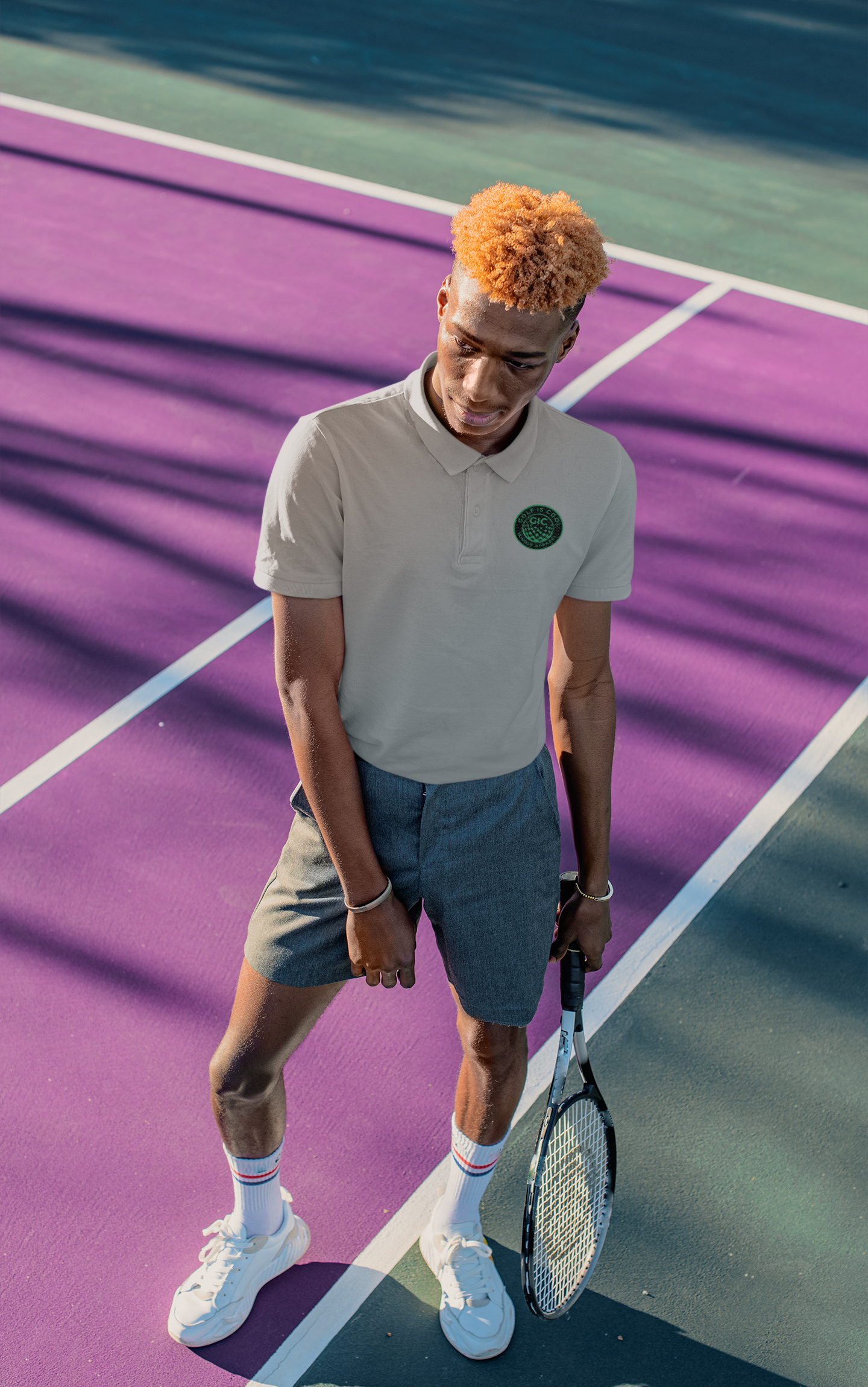 Golf is Cool 18 Hole Apparel White Polo