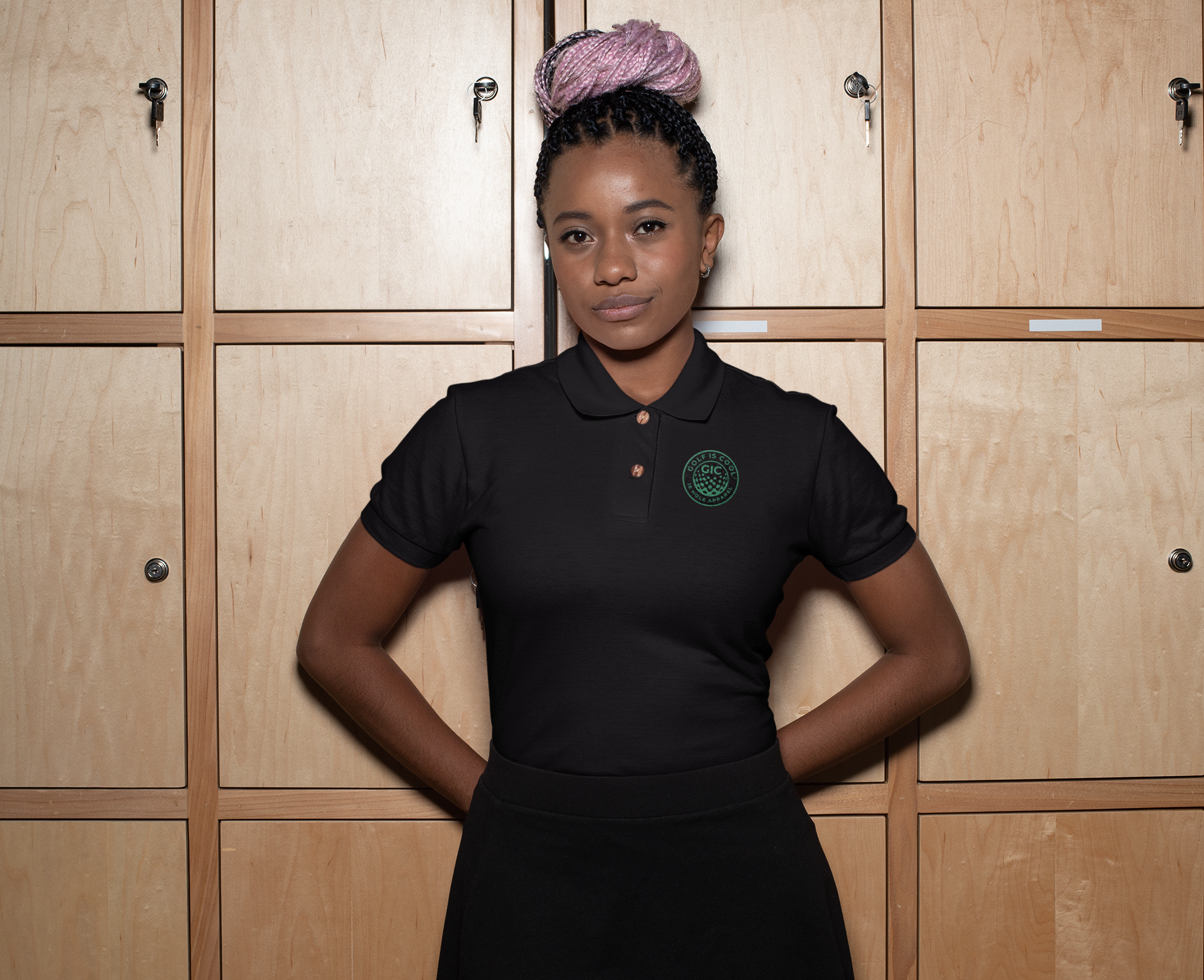 Golf is Cool 18 Hole Apparel White Polo