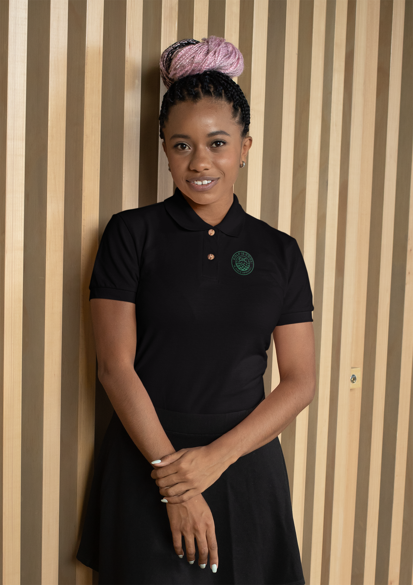 Golf is Cool 18 Hole Apparel White Polo