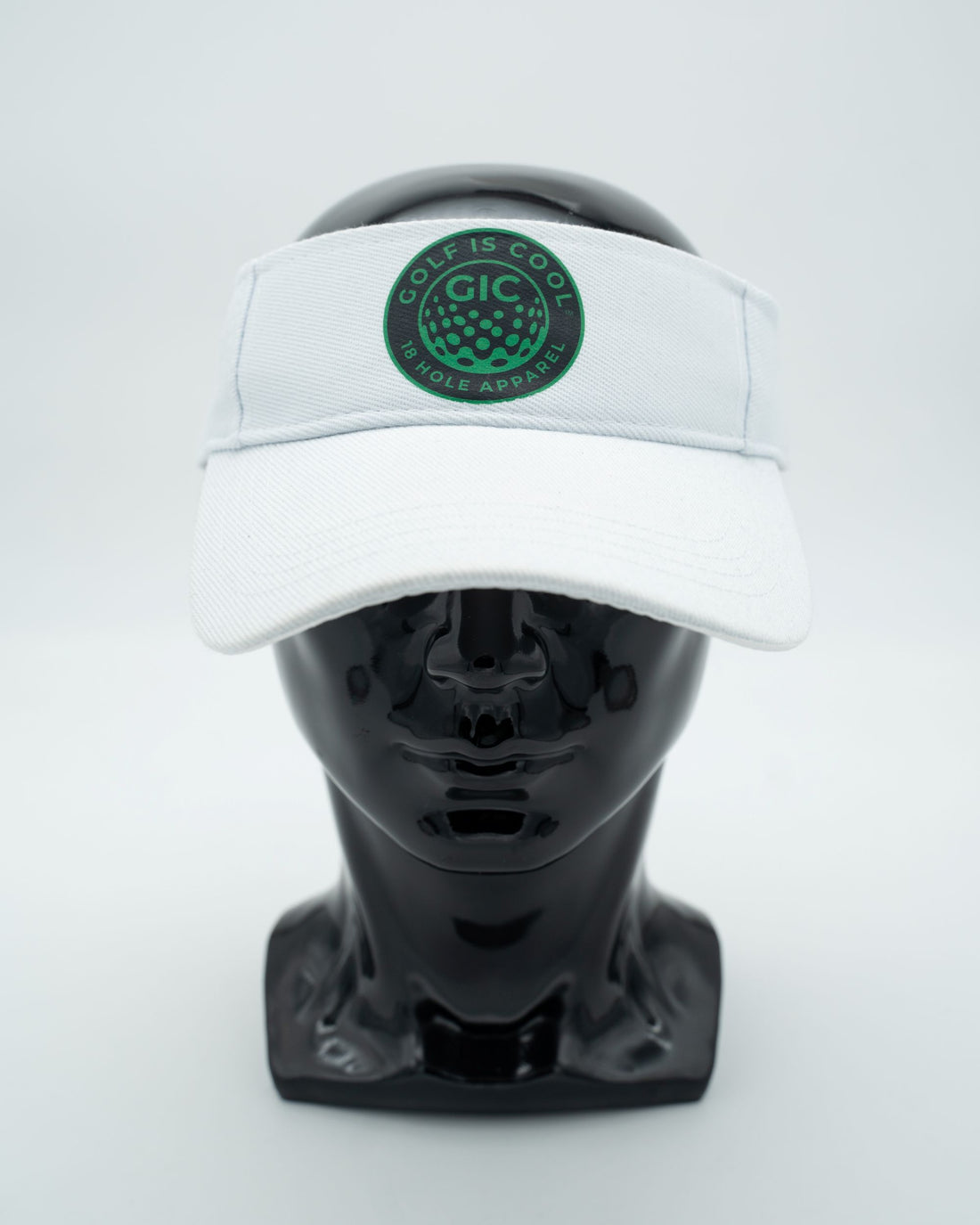 Golf Is Cool White/Green Color Visor