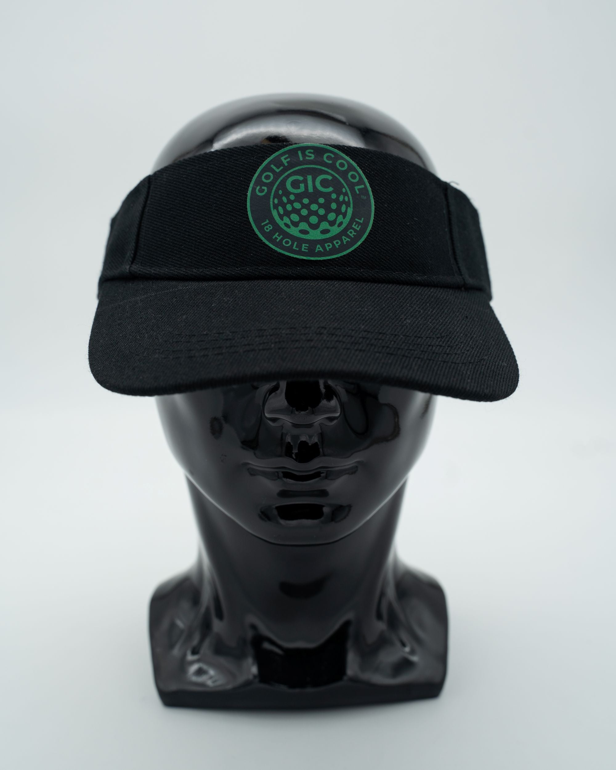 Golf Is Cool Black/Green Color Visor