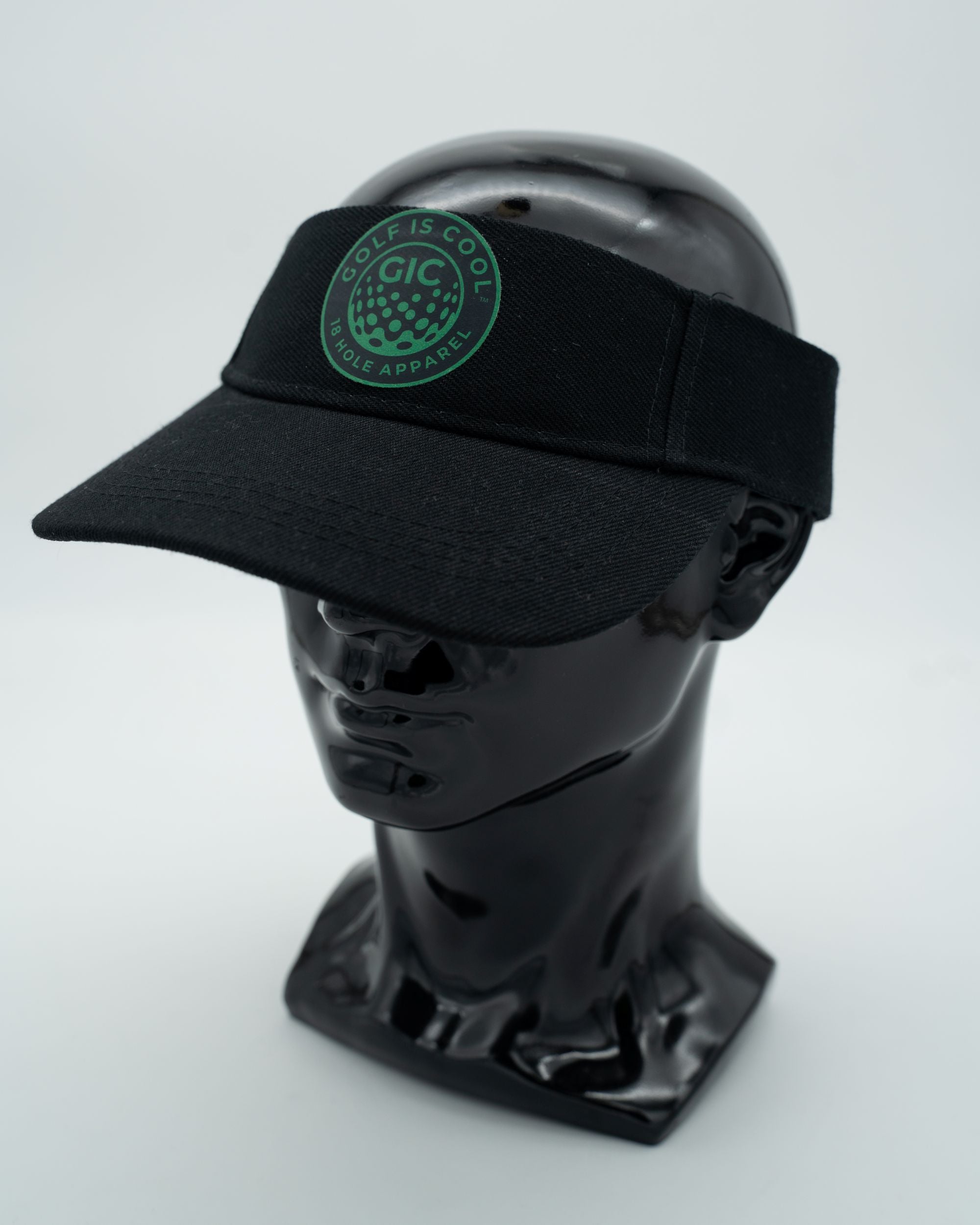 Golf Is Cool Black/Green Color Visor