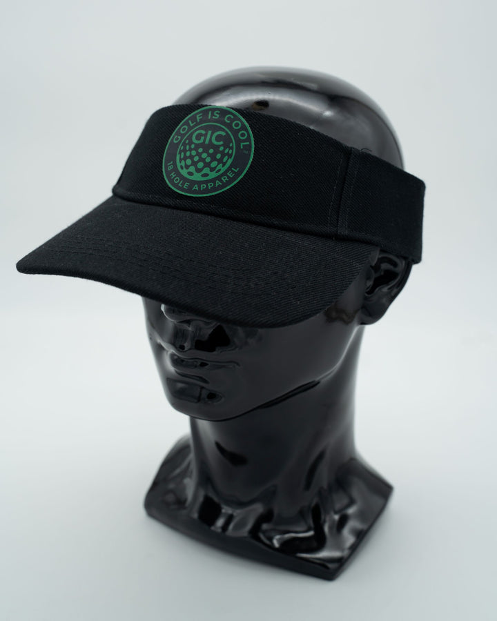 Golf Is Cool Black/Green Color Visor